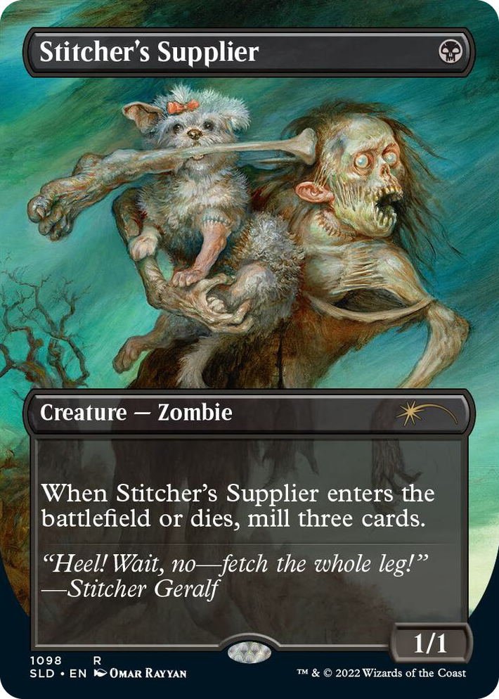 1098 Stitcher's Supplier (Borderless) R Secret Lair Drop Series