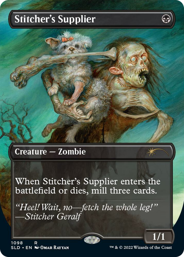 1098 Stitcher's Supplier (Borderless) R Secret Lair Drop Series