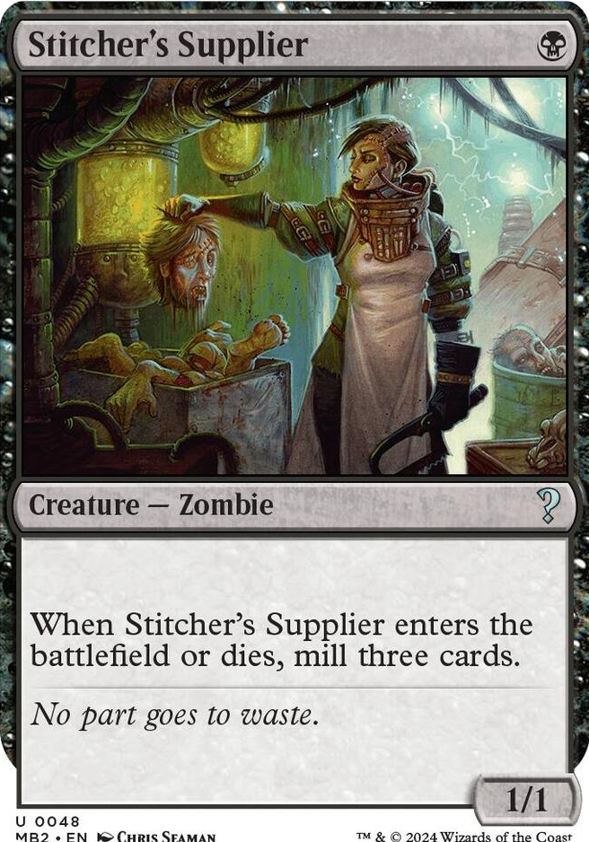 0048 Stitcher's Supplier (White Border) U Mystery Booster 2
