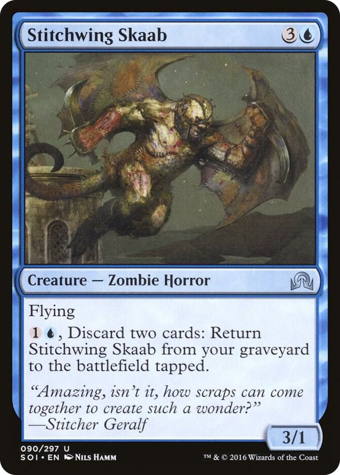 Stitchwing Skaab #90 U - Shadows over Innistrad Pokemon card