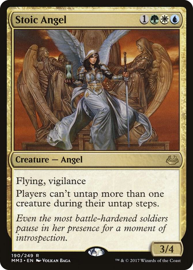 Stoic Angel #190 R - Modern Masters 2017 Pokemon card