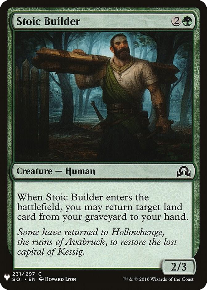 0231 Stoic Builder C The List Reprints