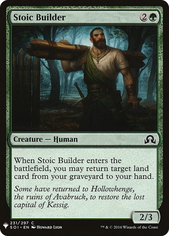 0231 Stoic Builder C The List Reprints