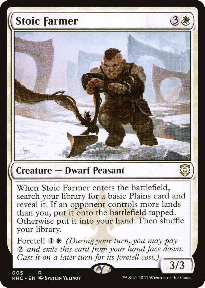 0005 Stoic Farmer R Commander: Kaldheim