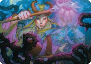 0025 Stoic Grove-Guide Art Card S Art Series: Lorwyn Eclipsed