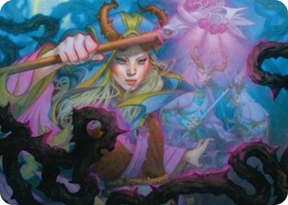 0025 Stoic Grove-Guide Art Card S Art Series: Lorwyn Eclipsed