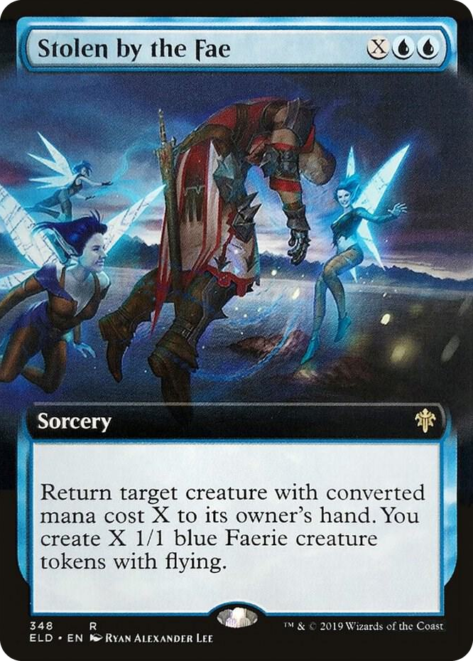 0348 Stolen by the Fae (Extended Art) R Throne of Eldraine