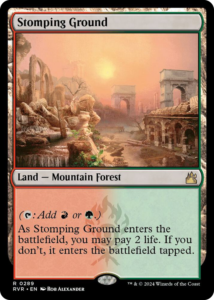 Stomping Ground #289 R - Ravnica Remastered Pokemon card