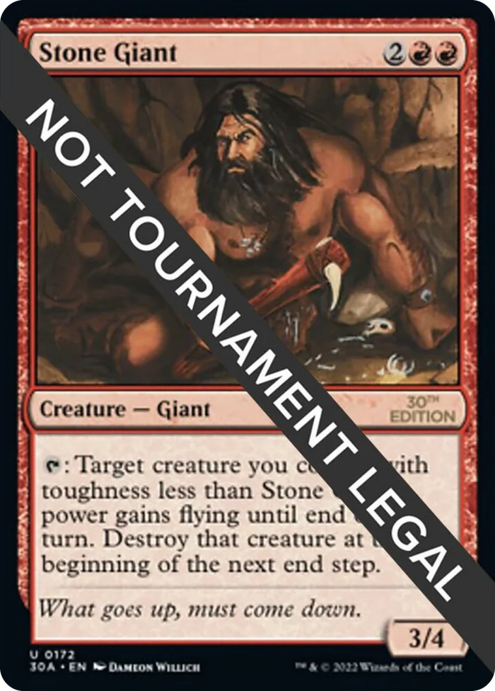 0172 Stone Giant U 30th Anniversary Edition