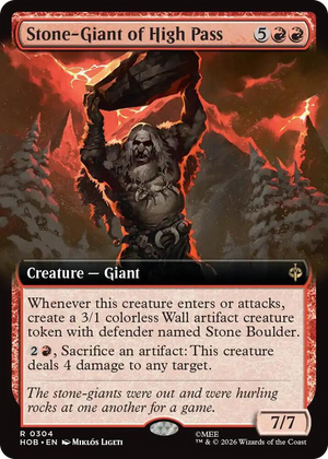 0304 Stone-Giant of High Pass (Extended Art) R The Hobbit