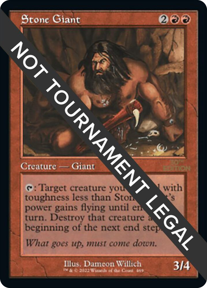 0469 Stone Giant (Retro Frame) U 30th Anniversary Edition