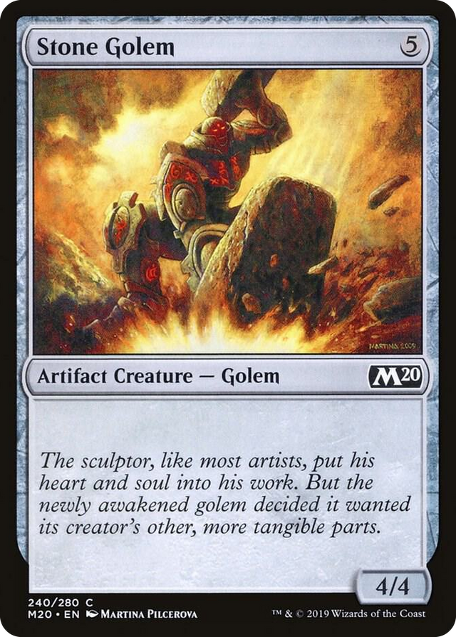 0240 Stone Golem C Core Set 2020
