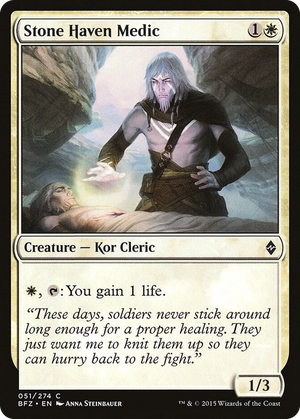 0051 Stone Haven Medic C Battle for Zendikar