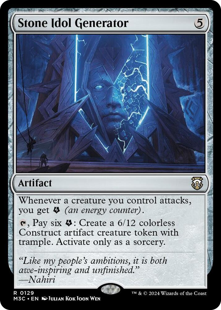 0129 Stone Idol Generator R Commander: Modern Horizons 3