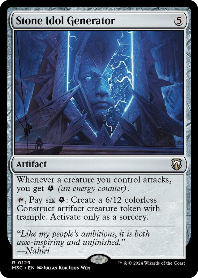 0129 Stone Idol Generator R Commander: Modern Horizons 3
