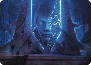 0035 Stone Idol Generator Art Card S Art Series: Modern Horizons 3