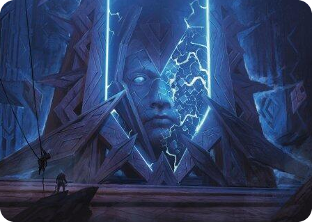 0035 Stone Idol Generator Art Card S Art Series: Modern Horizons 3