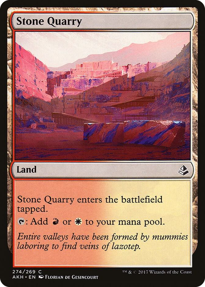 Stone Quarry #274 C - Amonkhet Pokemon card