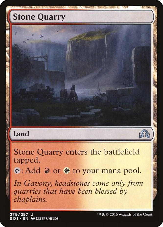 Stone Quarry #279 U - Shadows over Innistrad Pokemon card