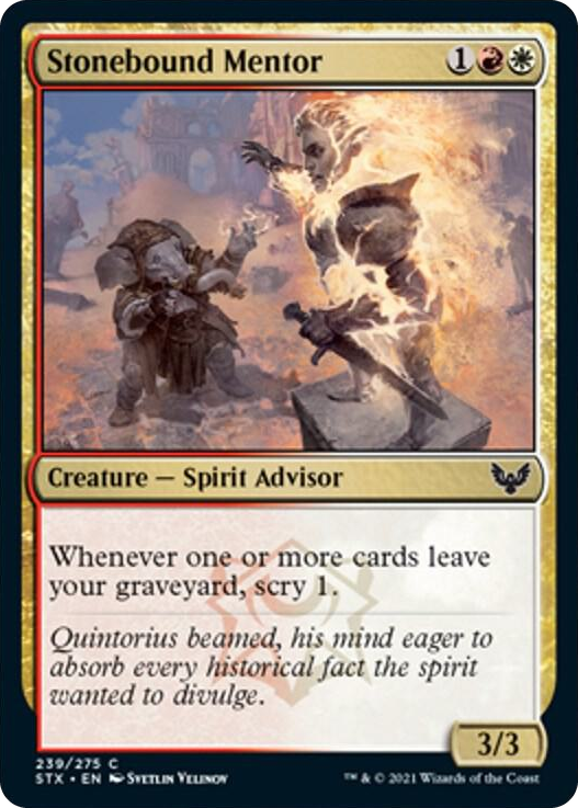 0239 Stonebound Mentor C Strixhaven: School of Mages