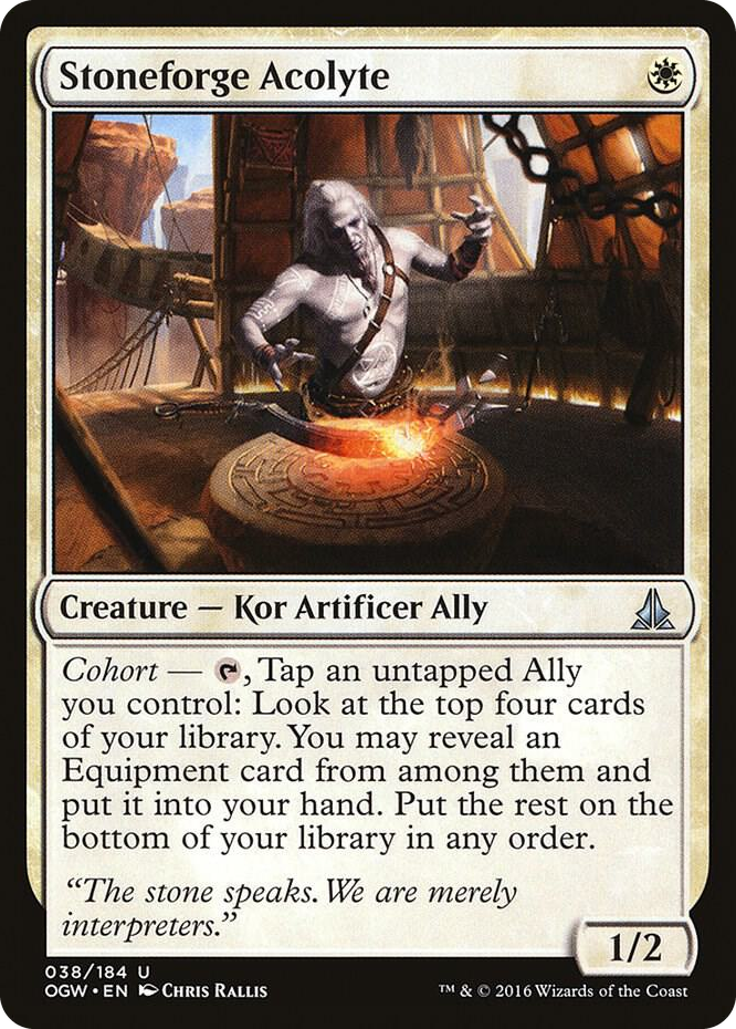 Stoneforge Acolyte #38 U - Oath of the Gatewatch Pokemon card