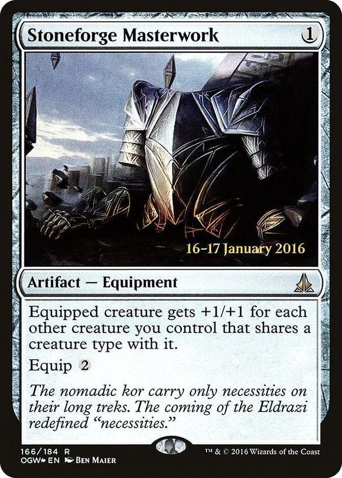 Stoneforge Masterwork #166 R - Prerelease Cards Pokemon card