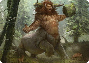 0026 Stonehoof Chieftain Art Card S Art Series: Commander Masters
