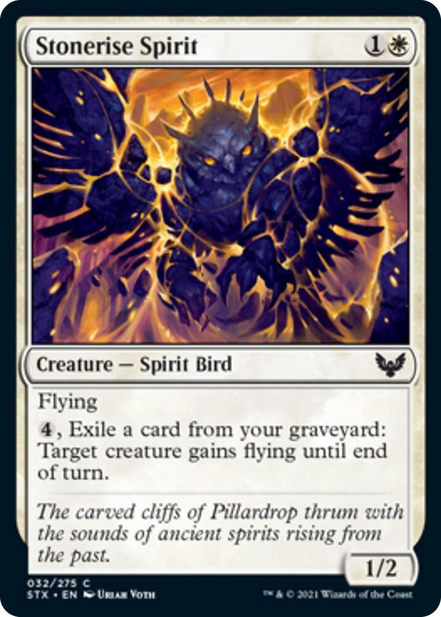 0032 Stonerise Spirit C Strixhaven: School of Mages