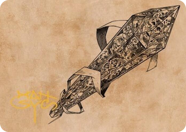 0081 Stonespeaker Crystal Art Card (Gold-Stamped Signature) S Art Series: Commander Legends: Battle for Baldur's Gate