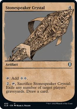 0450 Stonespeaker Crystal (Showcase) U Commander Legends: Battle for Baldur's Gate