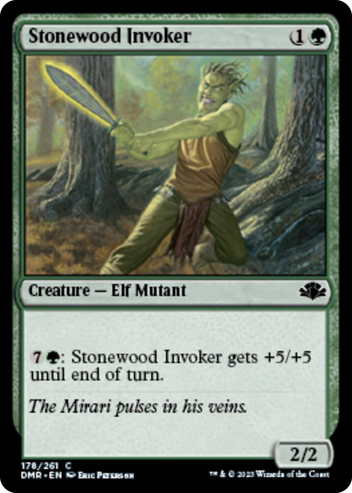 Stonewood Invoker #178 C - Dominaria Remastered Pokemon card