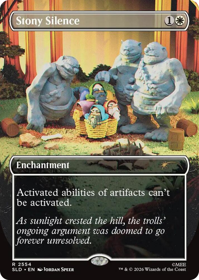Stony Silence #2554 R - Secret Lair Drop Series Pokemon card