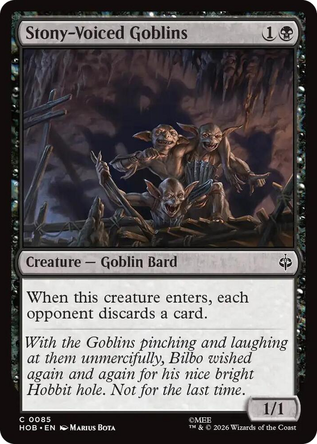 0085 Stony-Voiced Goblins C The Hobbit