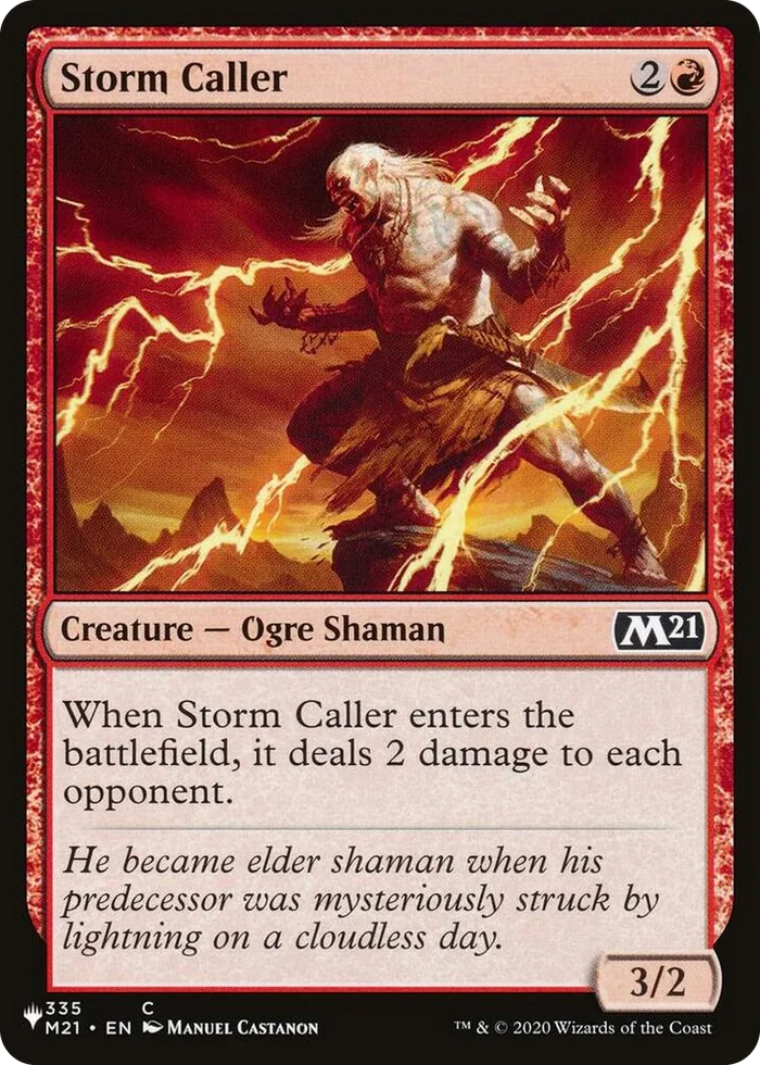 0335 Storm Caller C The List Reprints