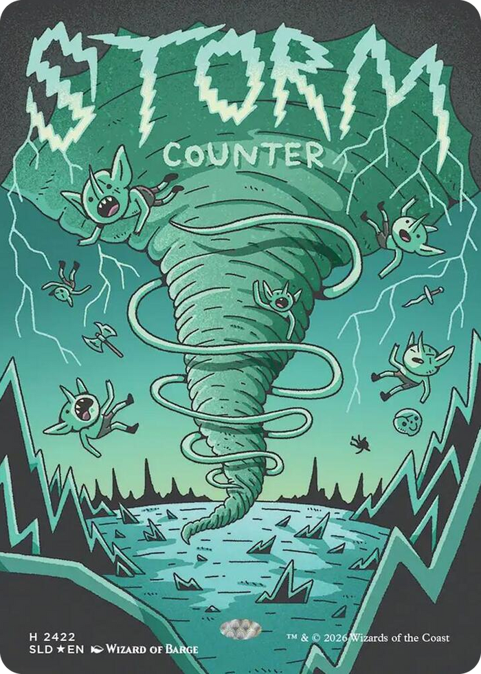 Storm Counter #2422 T - Secret Lair Drop Series Pokemon card