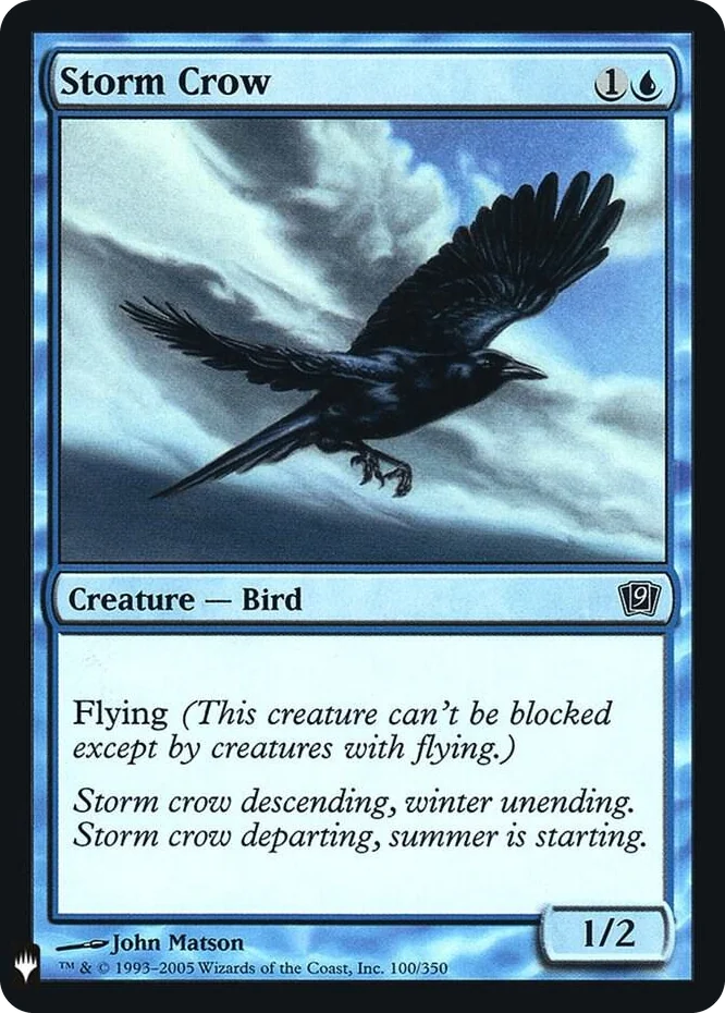 0100 Storm Crow (9ED) C The List Reprints