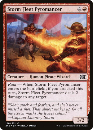 0126 Storm Fleet Pyromancer C Double Masters 2022