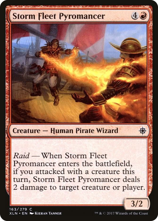0163 Storm Fleet Pyromancer C Ixalan