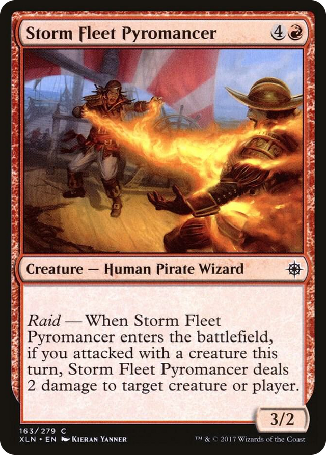 0163 Storm Fleet Pyromancer C Ixalan