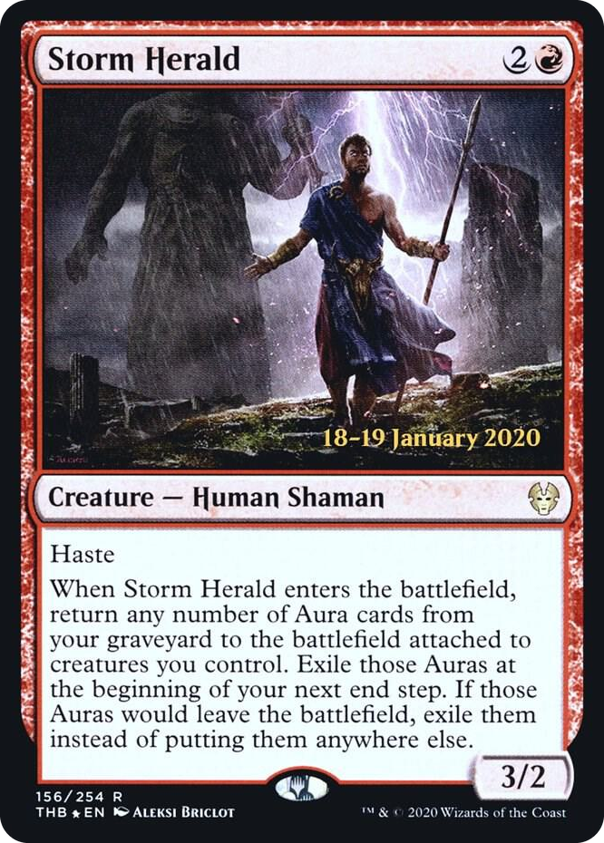 0156 Storm Herald R Prerelease Cards