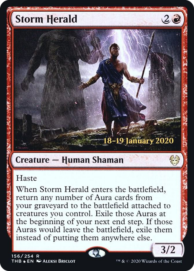 0156 Storm Herald R Prerelease Cards