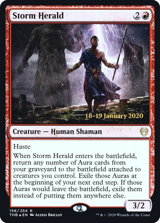0156 Storm Herald R Prerelease Cards