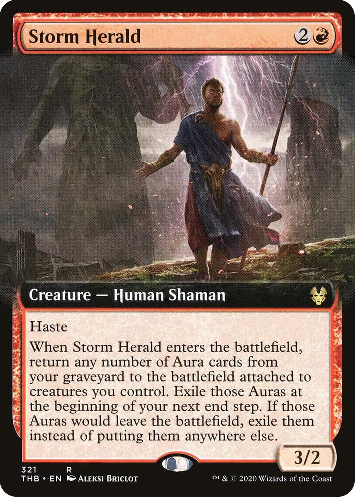 0321 Storm Herald (Extended Art) R Theros Beyond Death