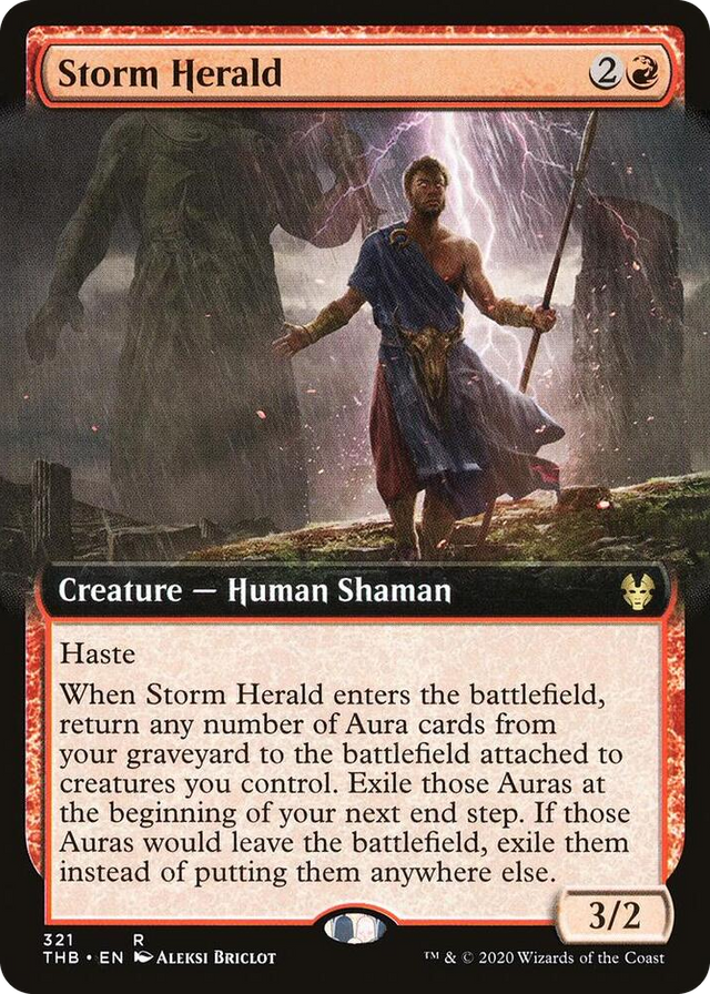 0321 Storm Herald (Extended Art) R Theros Beyond Death