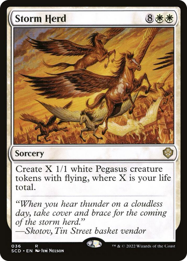 0036 Storm Herd R Starter Commander Decks