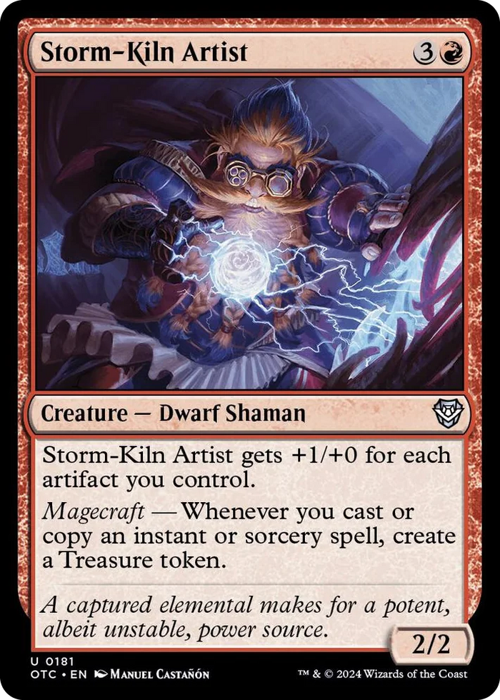 0181 Storm-Kiln Artist U Commander: Outlaws of Thunder Junction