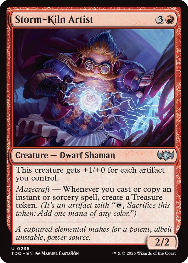 0235 Storm-Kiln Artist U Commander: Tarkir: Dragonstorm