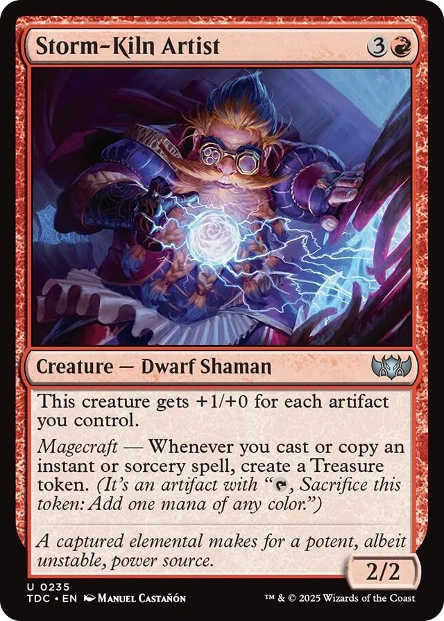 0235 Storm-Kiln Artist U Commander: Tarkir: Dragonstorm