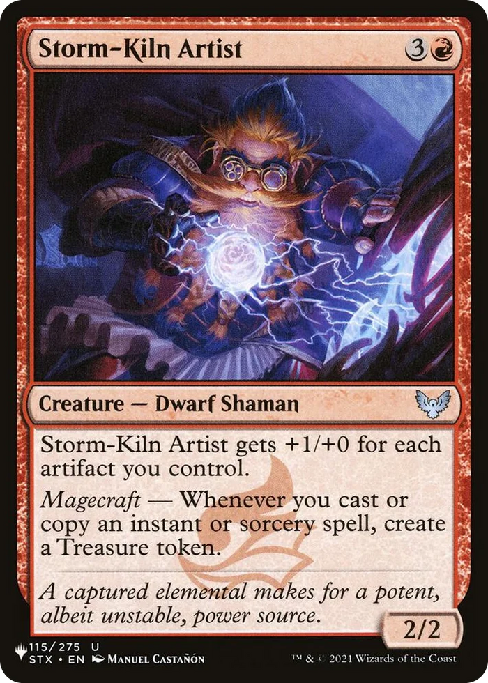 0115 Storm-Kiln Artist (STX) U The List Reprints