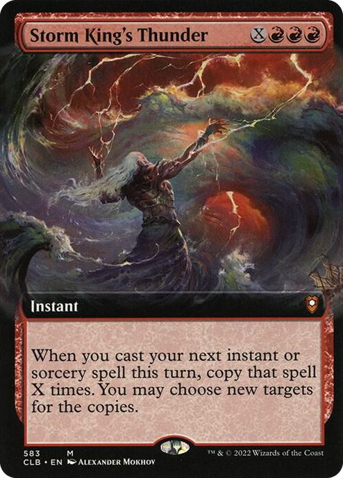 Storm King's Thunder (Extended Art) #583 M - Commander Legends: Battle for Baldur's Gate Pokemon card